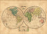 Mappa-mundi from Atlas Do Imperio Do Brazil 1868 by Relic Map Company
