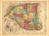 Provincia Do Ceara from Atlas Do Imperio Do Brazil 1868 by Relic Map Company