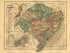 Provincia De S. Pedro from Atlas Do Imperio Do Brazil 1868 by Relic Map Company