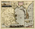 De Haven En Straat Van Gibraltar from a Collection of Plans of Fortifications and Battles, 1684-1709 by Relic Map Company