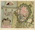 A New and Exact Plan of Ye Towne and Port of Dunkirk from a Collection of Plans of Fortifications and Battles, 1684-1709 by Relic Map Company