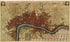 Survey of London, Westminster, and Southwark from a Collection of Plans of Fortifications and Battles, 1684-1709 by Relic Map Company