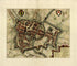 Cortracvm Vulgo Cortryck, Gallice Covrtray from a Collection of Plans of Fortifications and Battles, 1684-1709 by Relic Map Company