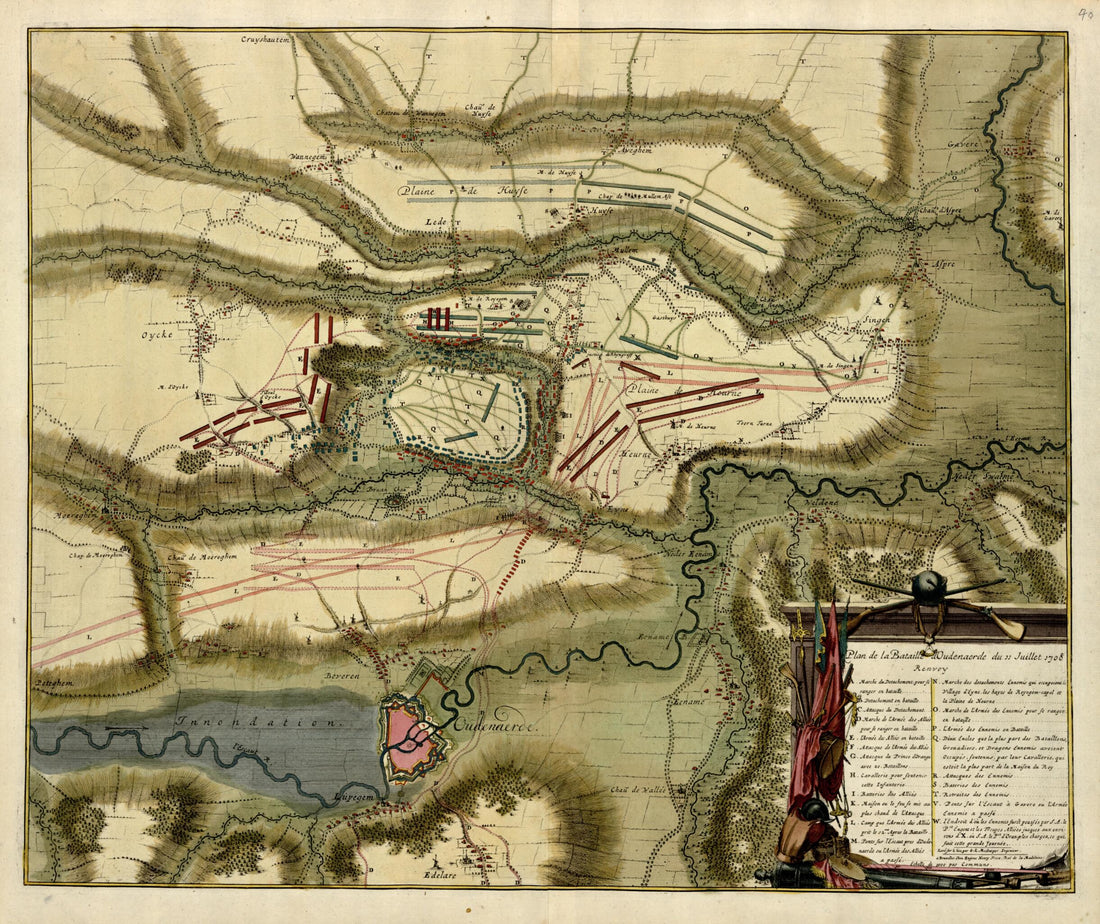 This old map of Plan De Bataille D&