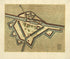 Plasschendaele from a Collection of Plans of Fortifications and Battles, 1684-1709 by Relic Map Company