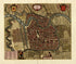 Harlemvm Vulgo Haerlem from a Collection of Plans of Fortifications and Battles, 1684-1709 by Relic Map Company