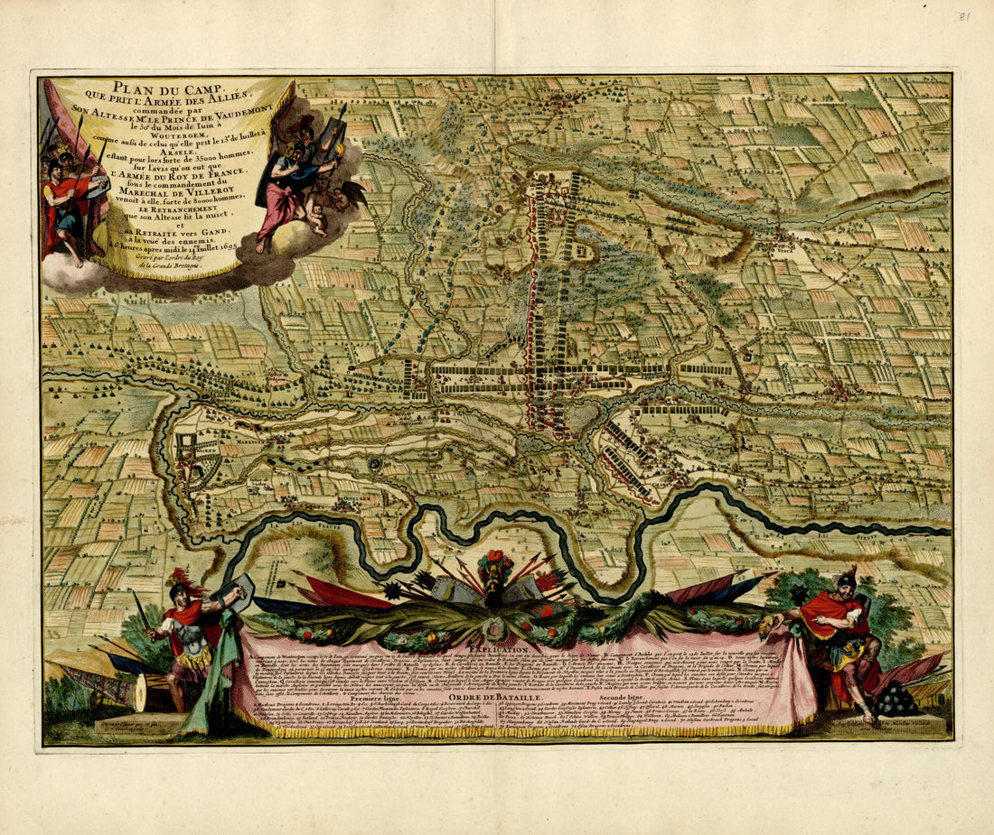 This old map of Plan Du Camp, Que Prit L&
