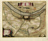 Plan De La Ville De Keyserewert from a Collection of Plans of Fortifications and Battles, 1684-1709 by Relic Map Company