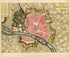 Plan De Maestrich from a Collection of Plans of Fortifications and Battles, 1684-1709 by Relic Map Company
