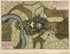 Philipsbourg from a Collection of Plans of Fortifications and Battles, 1684-1709 by Relic Map Company