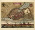 Hamburg from a Collection of Plans of Fortifications and Battles, 1684-1709 by Relic Map Company