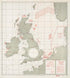 British Islands Approximate Positions of Minfields. 19th August 1918. from William Rea Furlong Map Collection 1870 by Relic Map Company