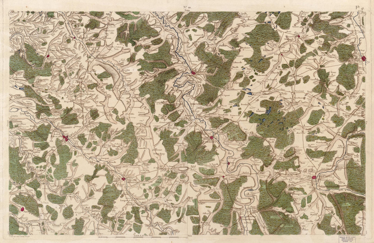 Image 116 from Carte De France 1756 by Relic Map Company