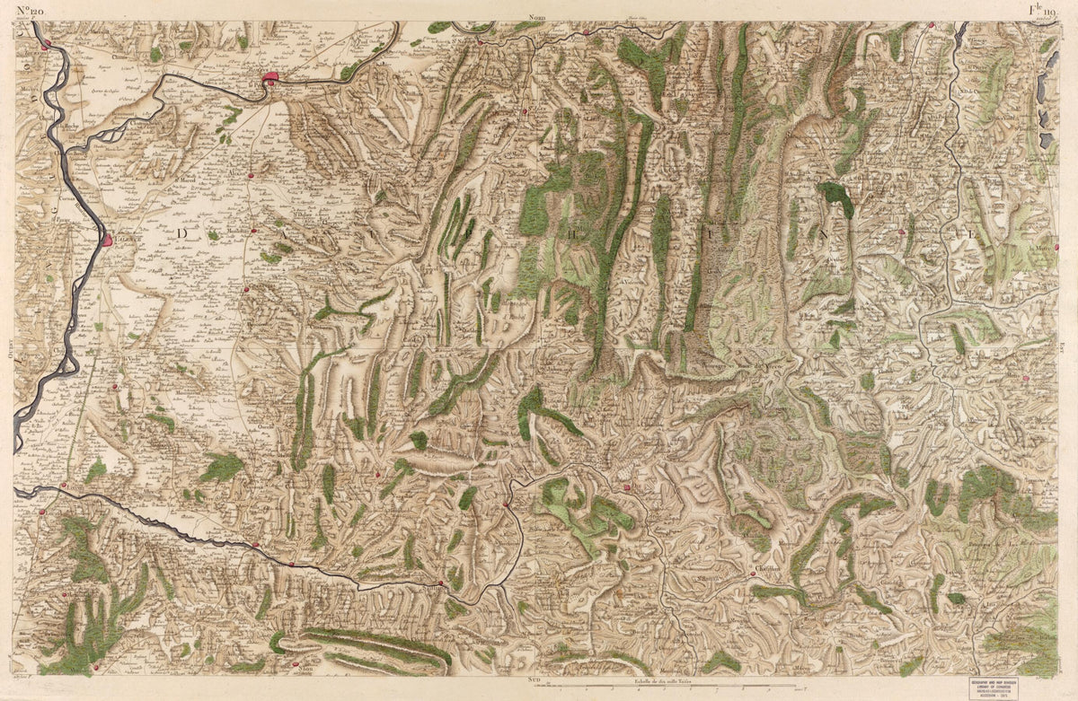 Image 125 from Carte De France 1756 by Relic Map Company