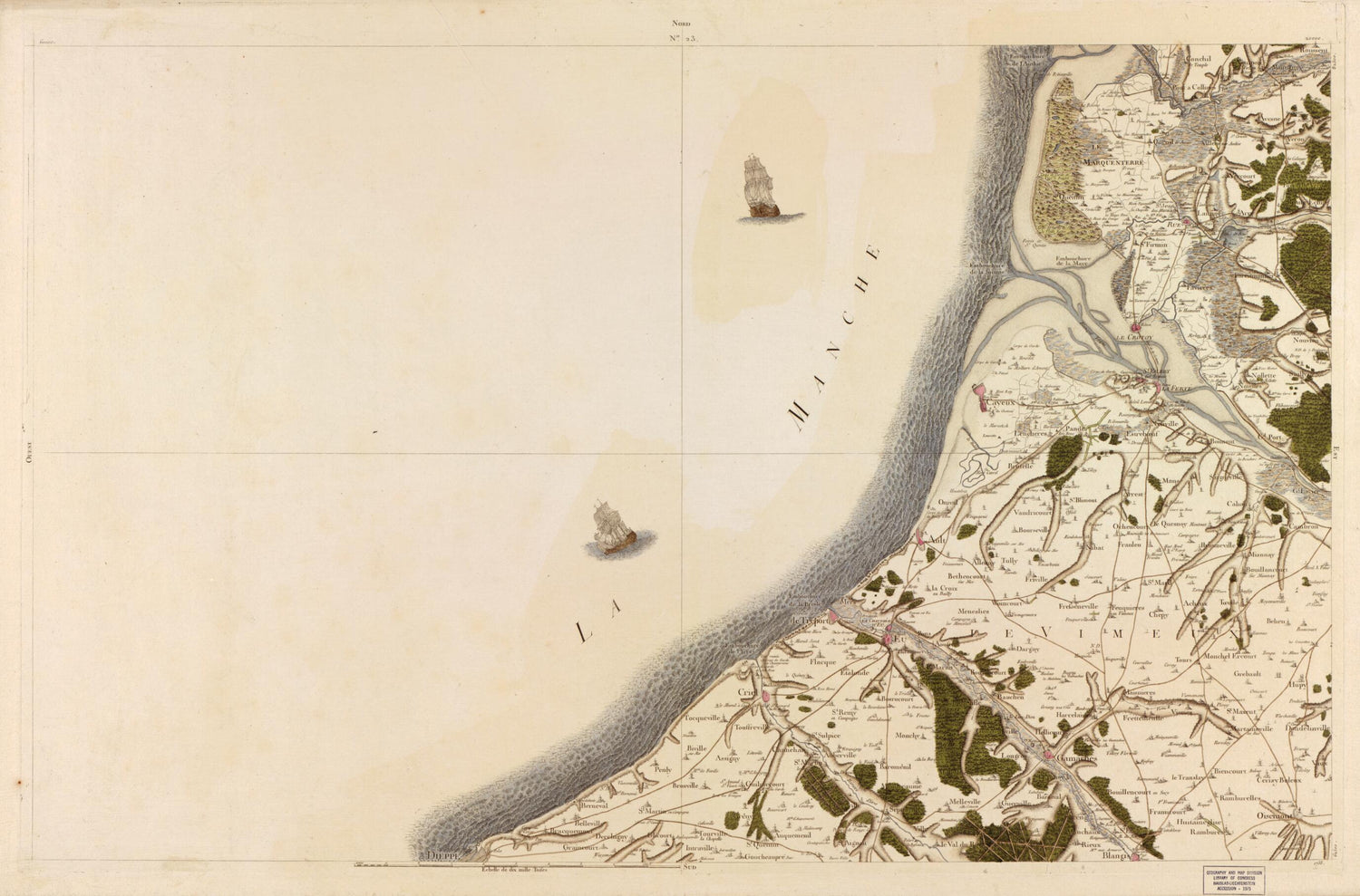 This old map of Image 24 from Carte De France from 1756 was created by  Société De La Carte De France in 1756