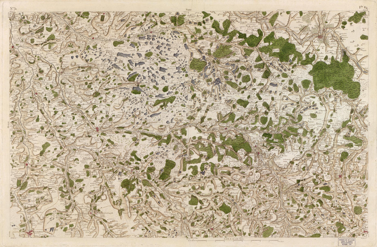 Image 32 from Carte De France 1756 by Relic Map Company