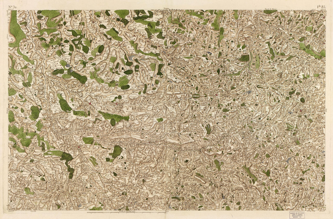 This old map of Image 33 from Carte De France from 1756 was created by  Société De La Carte De France in 1756