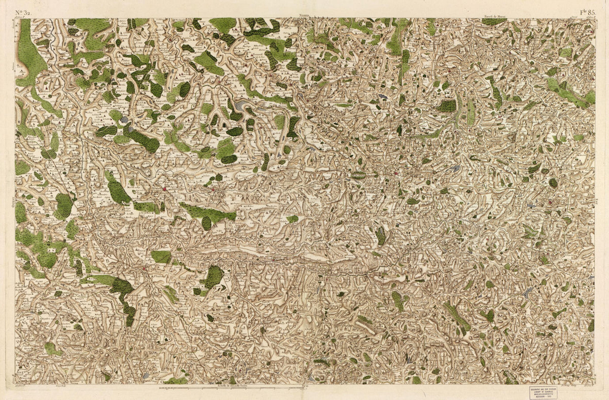 Image 33 from Carte De France 1756 by Relic Map Company