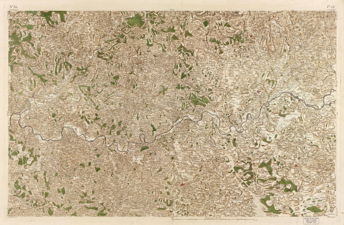 Image 36 from Carte De France 1756 by Relic Map Company
