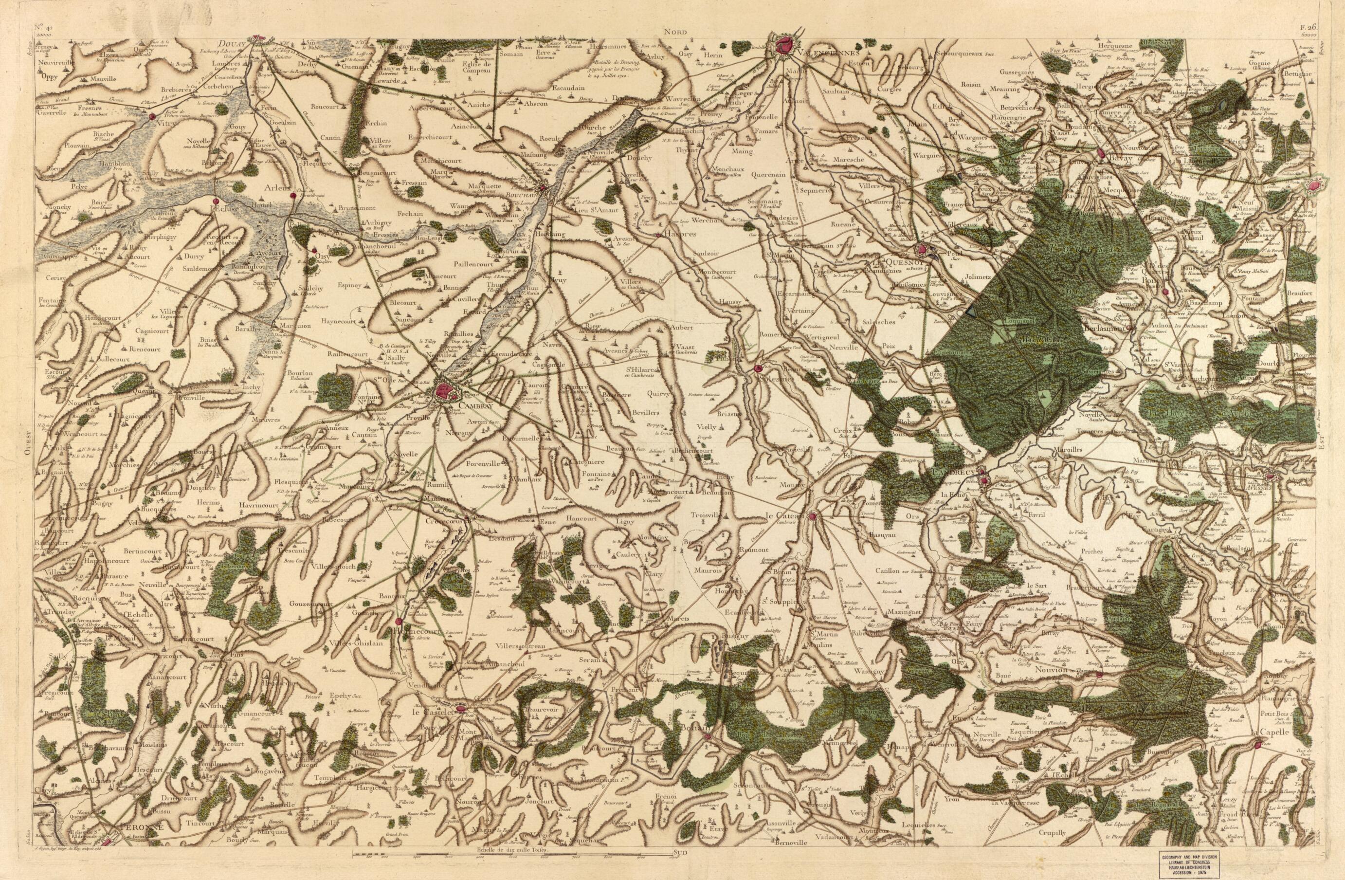 This old map of Image 44 from Carte De France from 1756 was created by  Société De La Carte De France in 1756