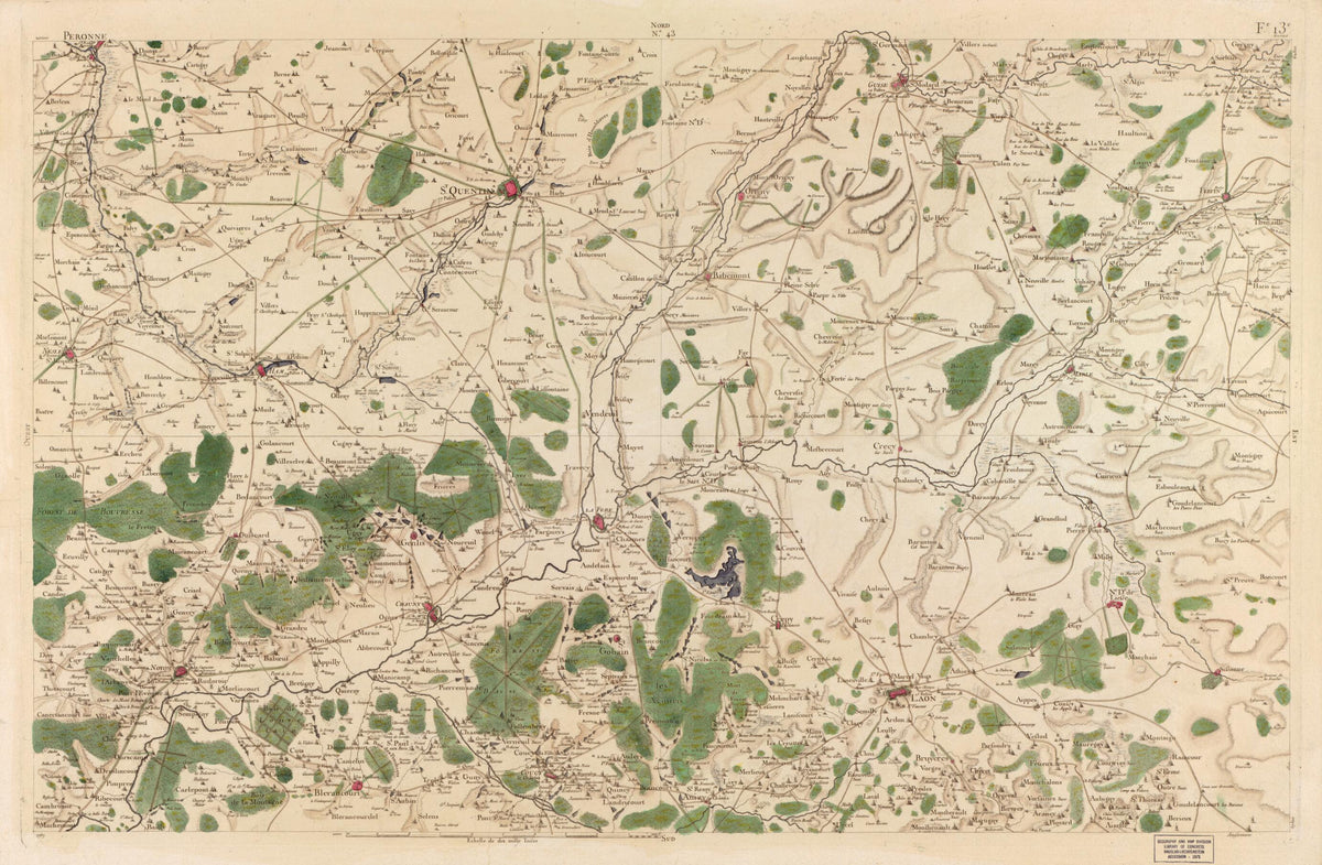 Image 45 from Carte De France 1756 by Relic Map Company