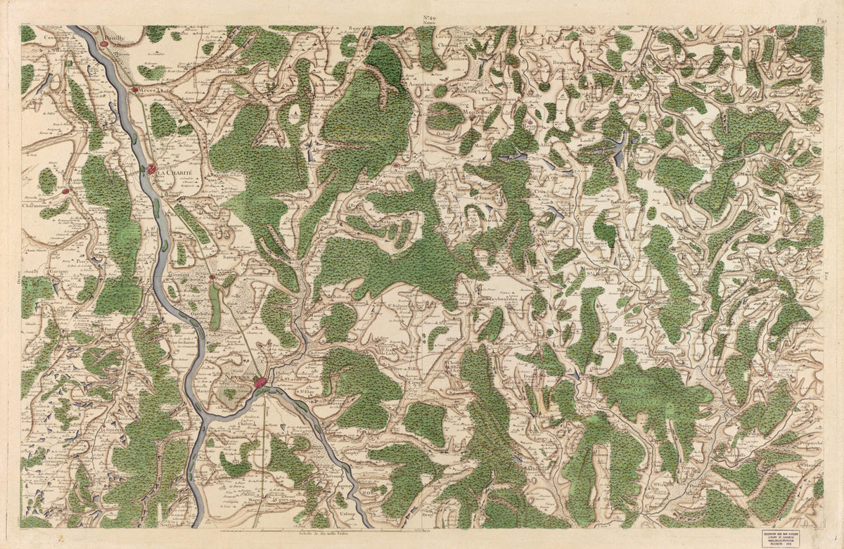 Image 51 from Carte De France 1756 by Relic Map Company