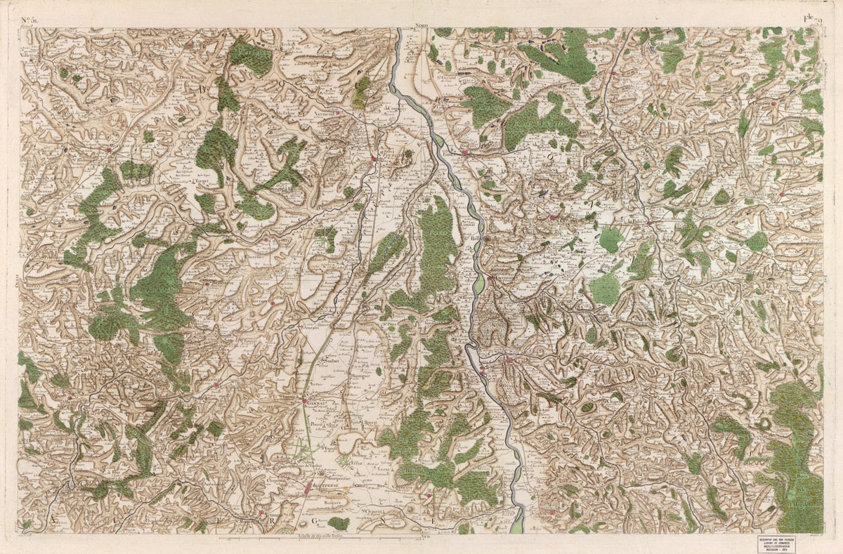 Image 53 from Carte De France 1756 by Relic Map Company