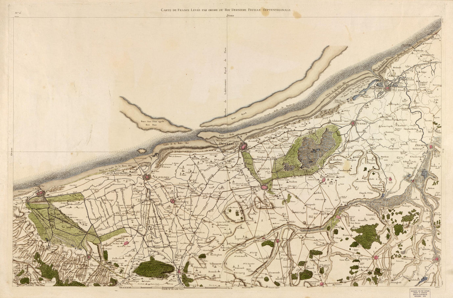 This old map of Image 6 from Carte De France from 1756 was created by  Société De La Carte De France in 1756