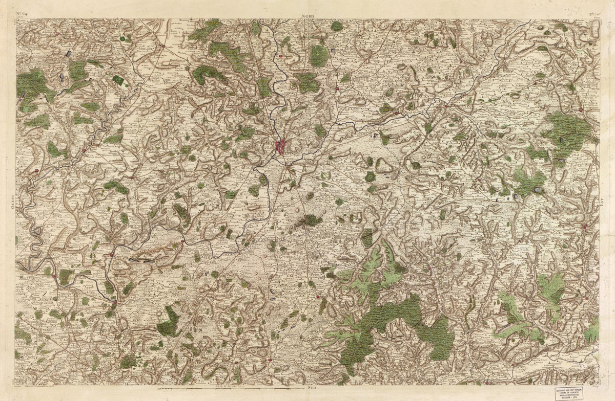 Image 67 from Carte De France 1756 by Relic Map Company