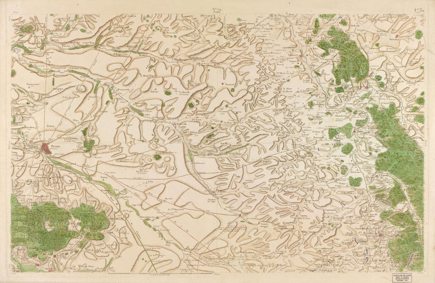 This old map of Image 82 from Carte De France from 1756 was created by  Société De La Carte De France in 1756