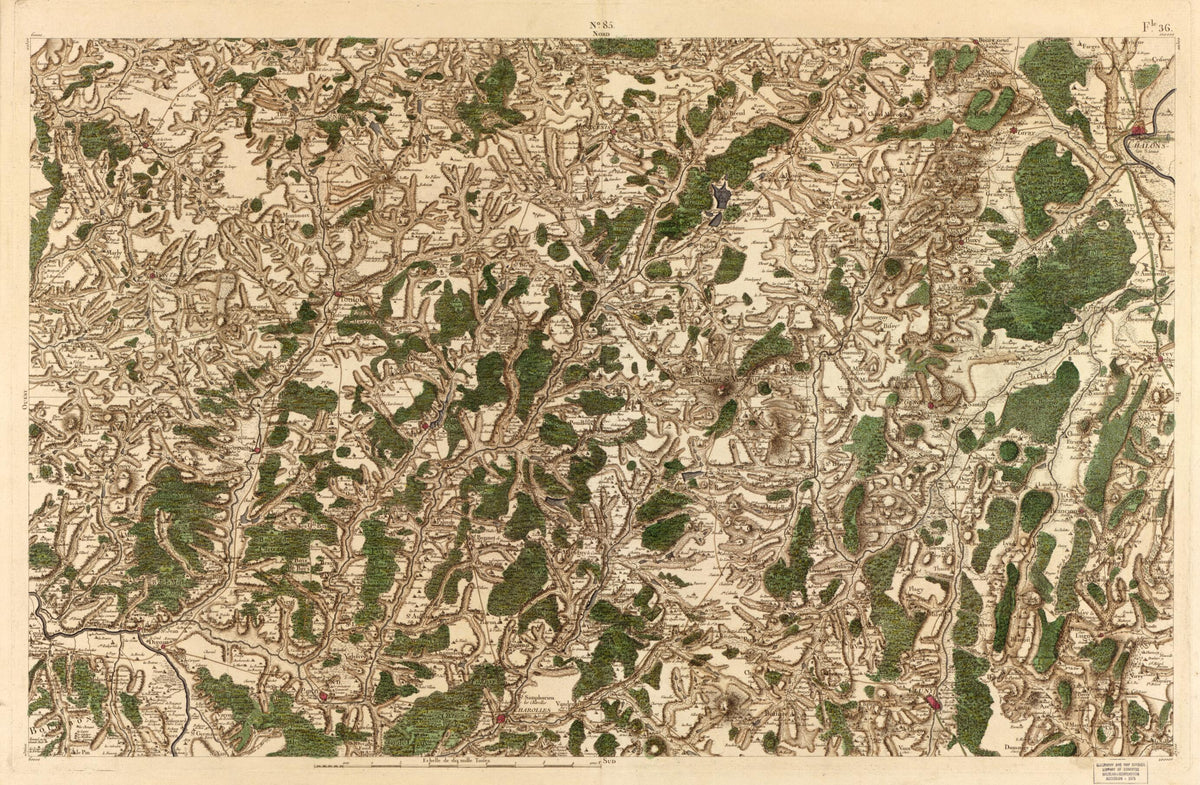Image 88 from Carte De France 1756 by Relic Map Company