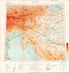 Triest from Maps of Austria-Hungary 1919 by Relic Map Company