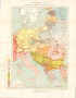 Ethnographical Map of Central and South Eastern Europe from Maps of Poland 1919 by Relic Map Company