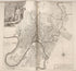 Map of Moscow from 1739, Plate XV from Stolichnoĭ Gorodʹ. S. Peterburgʺ. Chertilʺ Ī. Truskotʺ 1753 by Relic Map Company