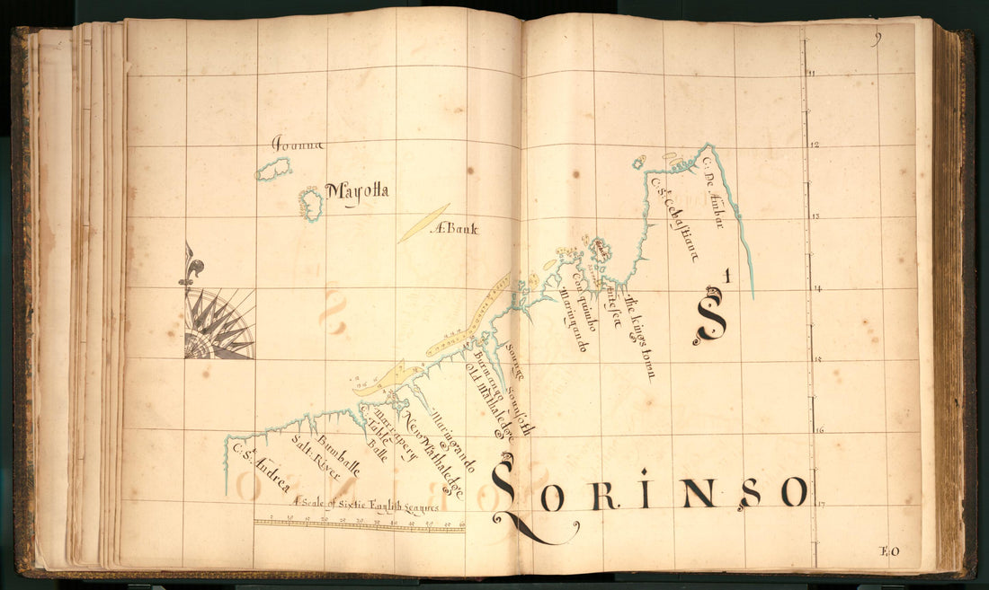 This old map of 9) S. Lorinso from Buccaneer Atlas from 1690 was created by William Hacke in 1690