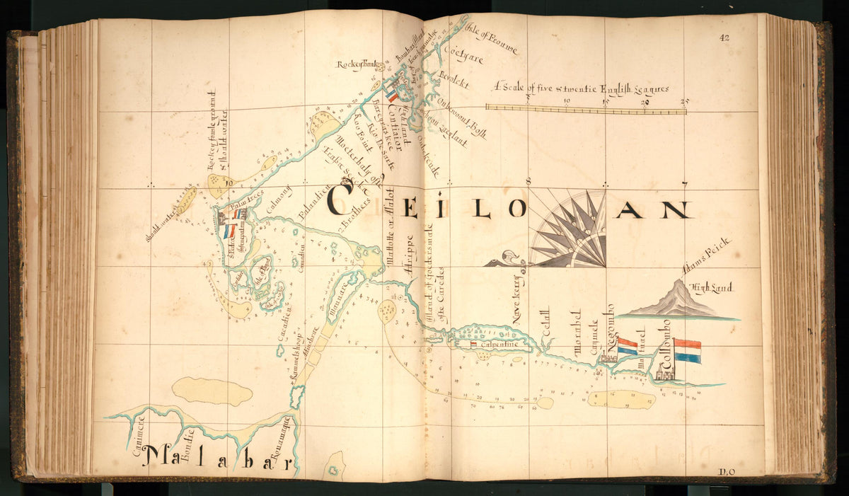 42) Ceiloan from Buccaneer Atlas 1690 by Relic Map Company
