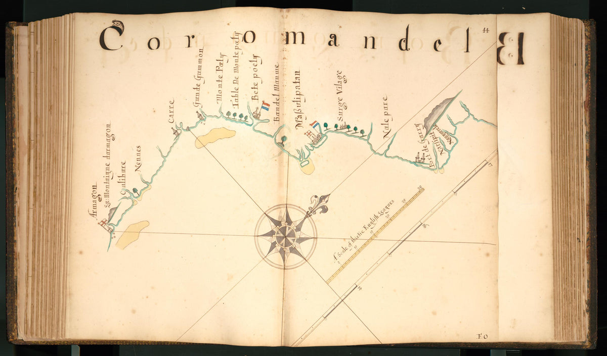 44) Coramandel from Buccaneer Atlas 1690 by Relic Map Company