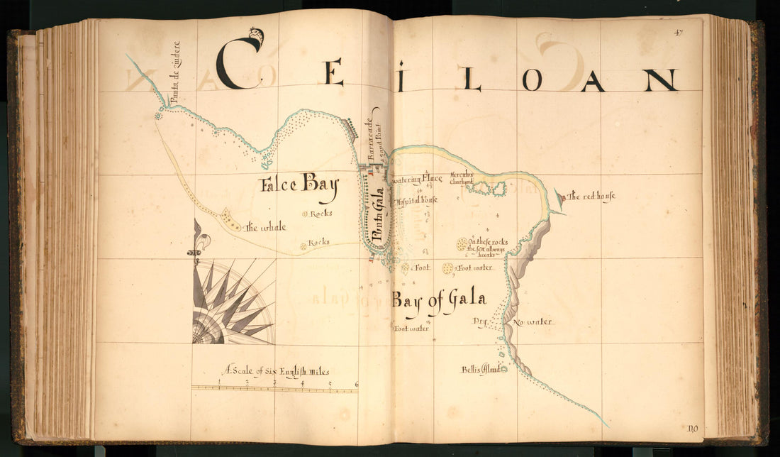 This old map of 47) Ceiloan from Buccaneer Atlas from 1690 was created by William Hacke in 1690