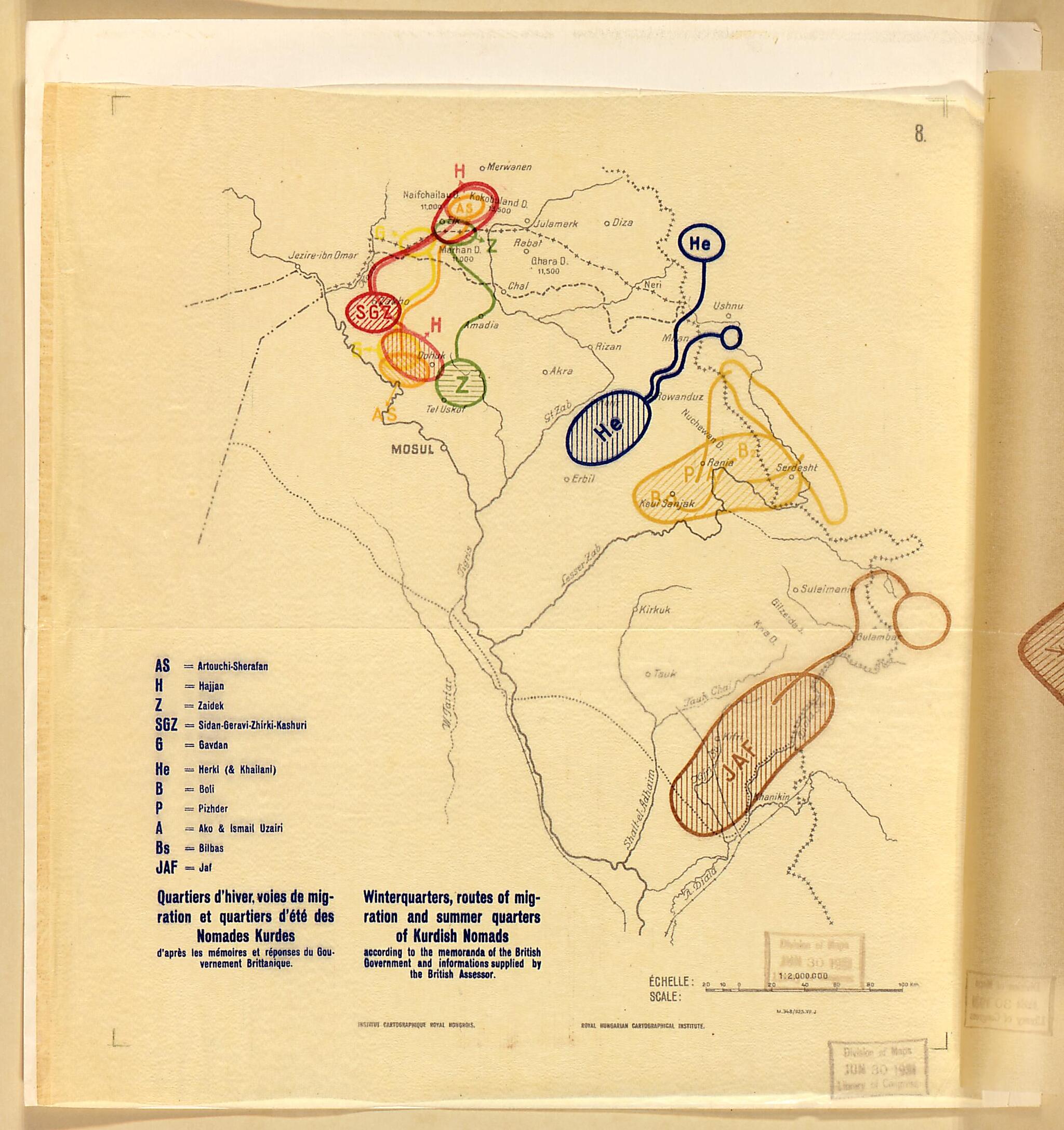 This old map of Sheet 8c: Overlay 2 from Question De La Frontière Entre La Turquie Et L&