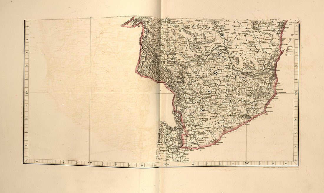 This old map of Plate 1 from Arrowsmith&