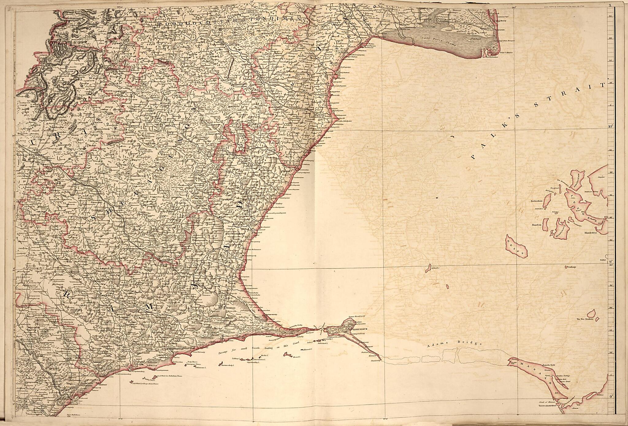 This old map of Plate 3 from Arrowsmith&