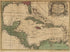 A New & Accurate Map of the West Indies and the Adjacent Parts of North & South America 1755 by Relic Map Company