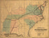 General Map of the Orange & Alexandria Rail Road and Its Connections North, South, and West 1851 by Relic Map Company