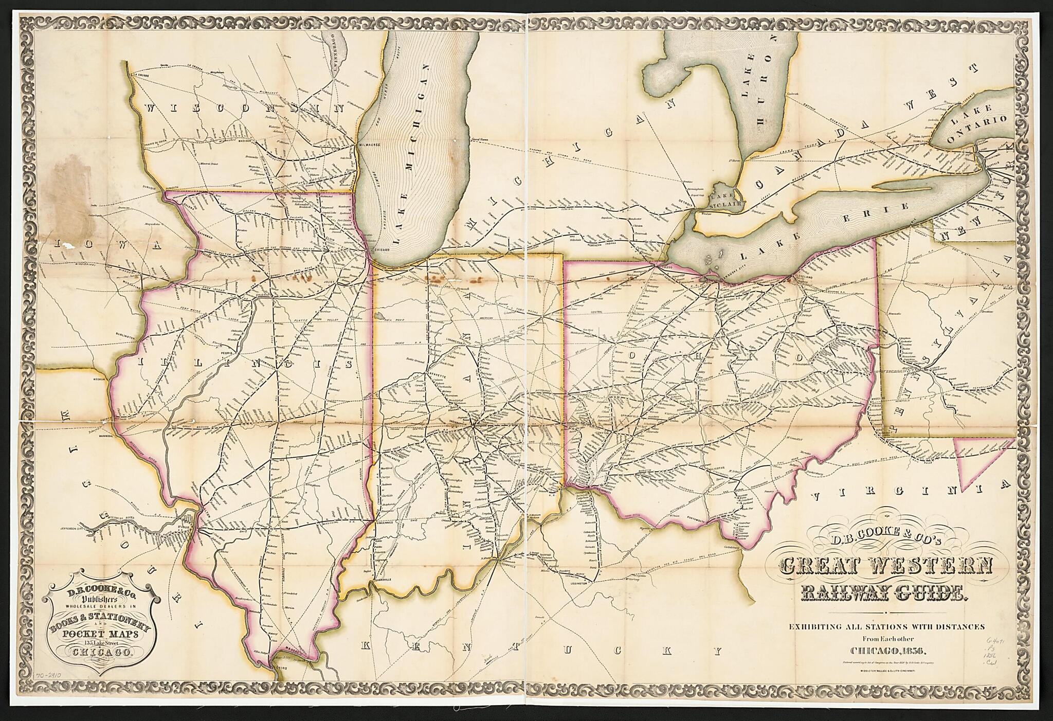 This old map of D.B. Cooke &amp; Co&