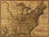 Map of the Canals & Rail Roads of the United States Reduced from the Large Map of the U.S 1830 by Relic Map Company