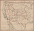 Map of Routes for a Pacific Railroad, Compiled to Accompany the Report of the Hon. Jefferson Davis, Sec. of War 1855 by Relic Map Company