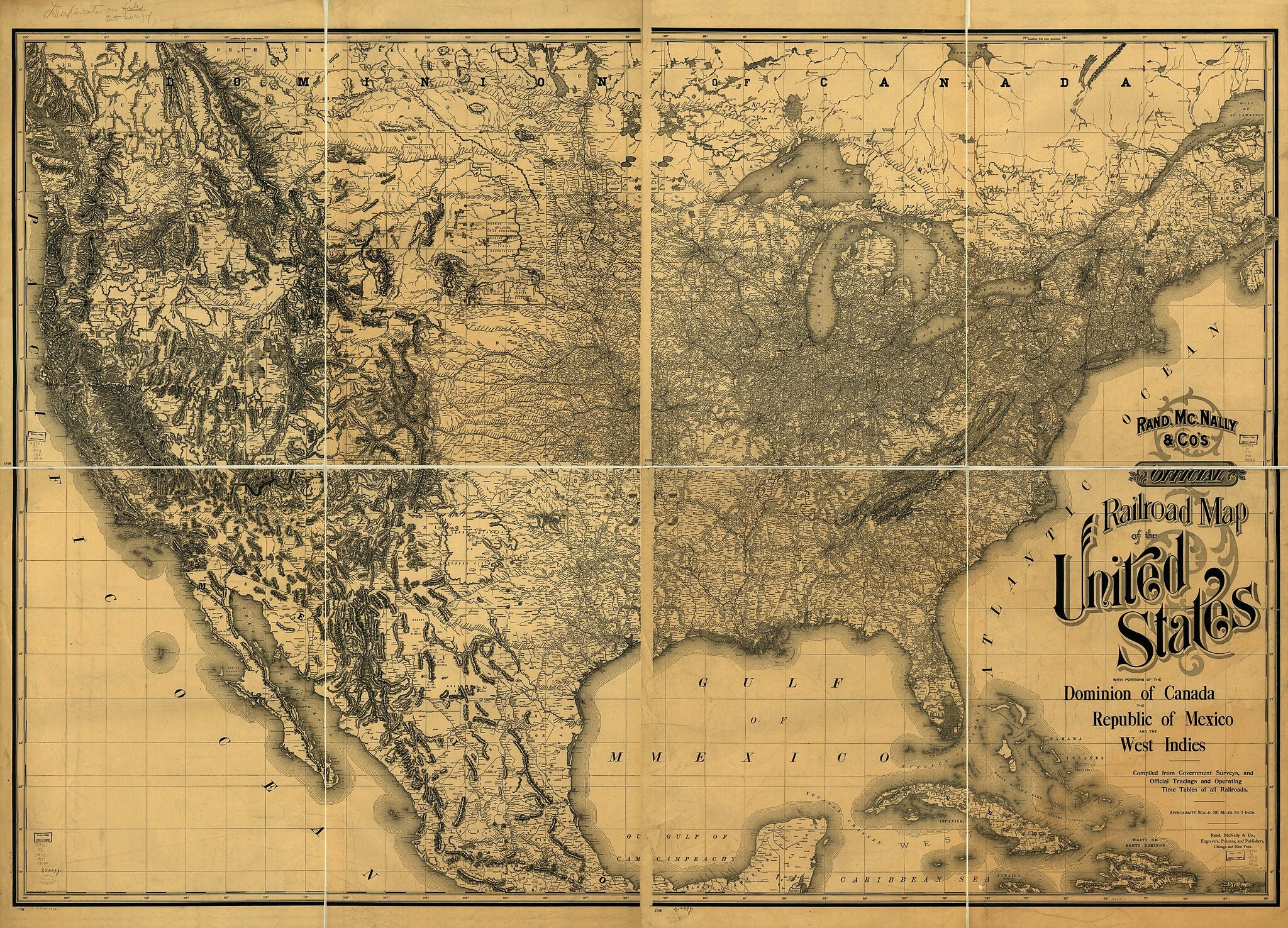 This old map of Rand, Mc.Nally &amp; Co&