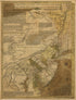 Jersey, New-York, and the Three Delaware Counties 1749 by Relic Map Company