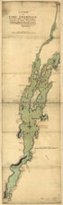 A Survey of Lake Champlain, from Crown Point to Windmil Point, and from Thence to St. Iohns 1762 by Relic Map Company