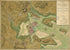 A Plan of the Town of Boston and Its Environs, With the Lines, Batteries, and Incampments of the British and American Armies 1776 by Relic Map Company